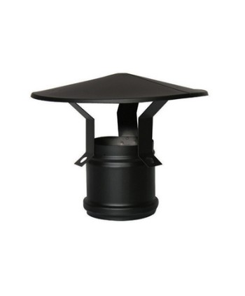 TERMINALE IN ACCIAIO VERNICIATO PELLET Diam. 130