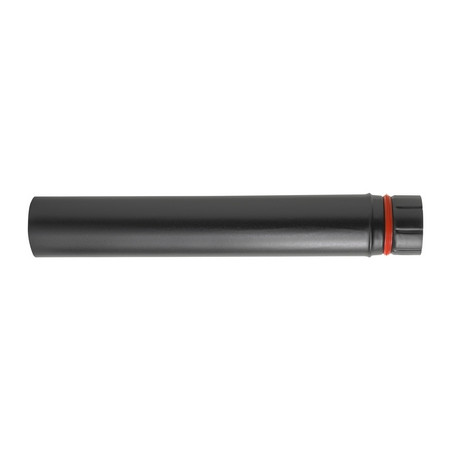TUBO ECO-PELLET H. 500 MM SMALTATO NERO Diam. 100