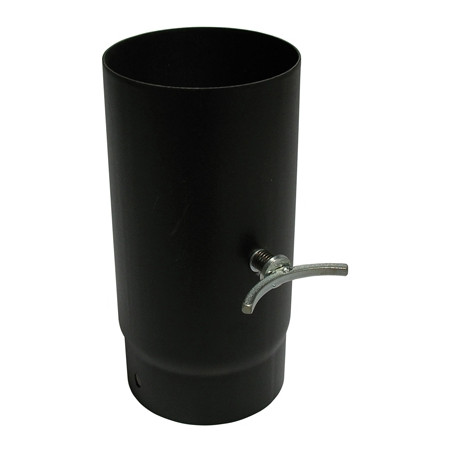 TUBO PORCELLANATO H.250 C/VALVOLA DI REGOLAZIONE SCARICO Diam.150
