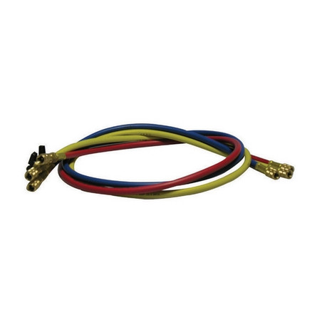TUBO FLESSIBILI 1500 MM ATTACCHI IN LINEA CON VALVOLA A SFERA 5/16" Giallo