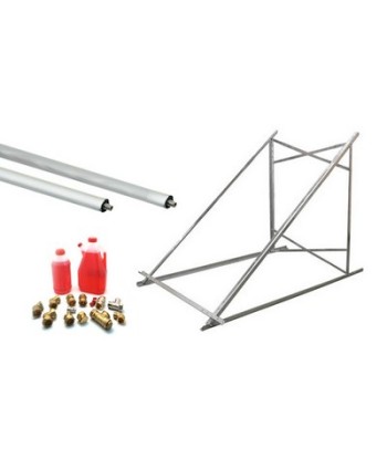 KIT STAFFE E ACCESSORI PER IMPIANTO SISTEMA SOLARE ATON 415-KMN per art. 415-KMN-300474