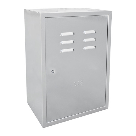 CASSETTA PER PROTEZIONE GAS ZINCATA cm 40x55x25