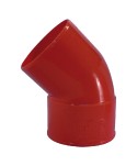 CURVA 45° IN PVC 45 ø  160