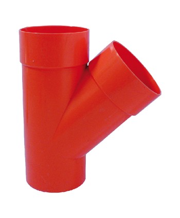 DERIVAZIONE 45° IN PVC 45 ø  200