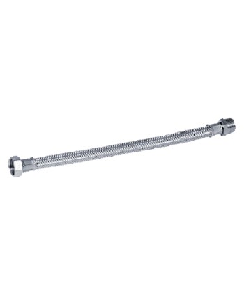 FLESSIBILE IN ACCIAIO INOX cm 50 M 3/8 x 3/8 F