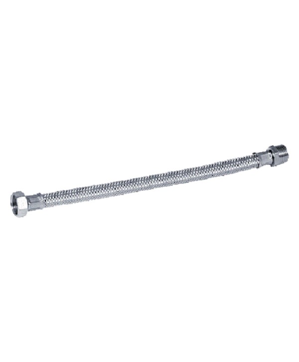 FLESSIBILE IN ACCIAIO INOX cm 50 M 3/8 x 3/8 F