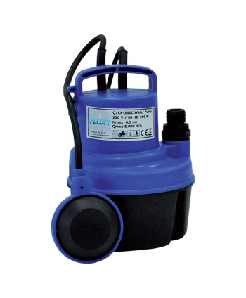ELETTROPOMPA SOMMERGIBILE IN PVC 350 watt - 5000 litri/h - hp 0,47