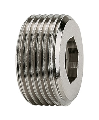 RIDUZIONE PER RUBINETTI ESAGONO INTERNO 1/2M. x 3/4 F.