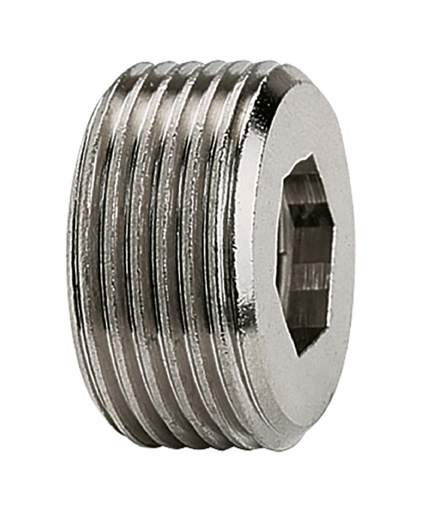 RIDUZIONE PER RUBINETTI ESAGONO INTERNO 1/2M. x 3/4 F.