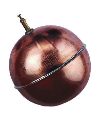 SFERA TONDA IN RAME ø 120