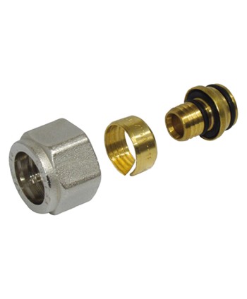 RACCORDO A COMPRESSIONE 1/2 - 16 x  2