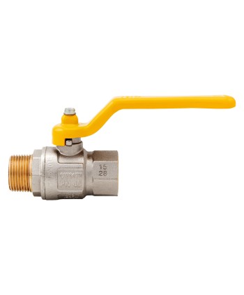 VALVOLA A SFERA PER GAS CON LEVA 1/2 MF