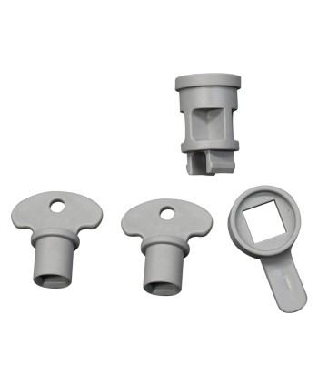 ACCESSORI PER SPORTELLO CONTATORE totale 4 pezzi