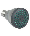 SOFFIONE LINEA 'DARK GREY' Ø 70 mm - ABS cromato
