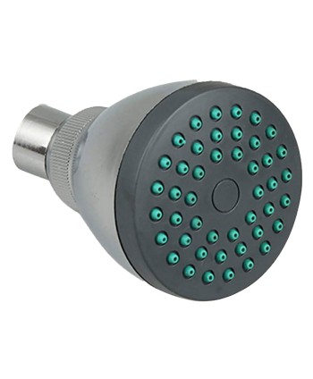 SOFFIONE LINEA 'DARK GREY' Ø 70 mm - ABS cromato