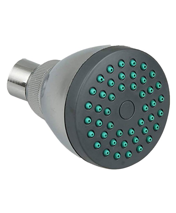 SOFFIONE LINEA 'DARK GREY' Ø 70 mm - ABS cromato