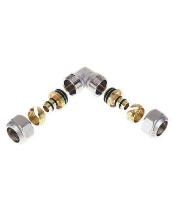 RACCORDO A STRINGERE CURVO DOPPIO 'ART. 533 / 543' 'art.543' - 20 x 20
