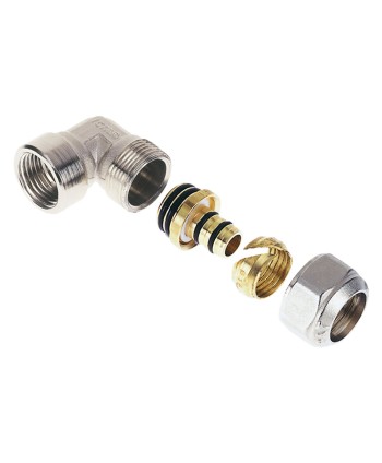 RACCORDO A STRINGERE CURVO 'ART. 535 / 545' 'art.545' - 16 x 3/4 - femmina