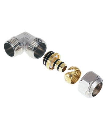 RACCORDO A STRINGERE CURVO 'ART. 534 / 544' 'art.544' - 20 x 1/2 - maschio