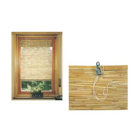 TAPPARELLA CANNE BAMBOO + CARRUCOLE CM 150 H.CM 300