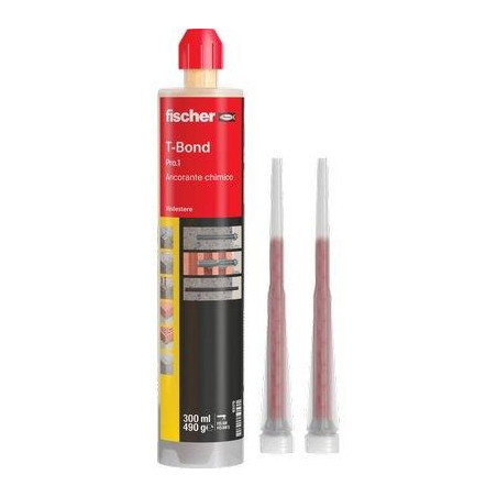 ANCORANTE CHIMICO T-BOND PLUS OPEN FISCHER POLIESTERE ML 300