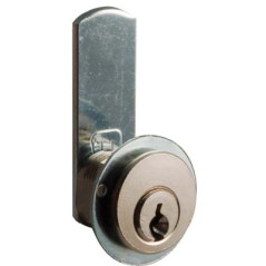 SERRATURA A CILINDRO LEVA DRITTA 21 MERONI OTTONE CROMATO F.MM 16 L.MM 16