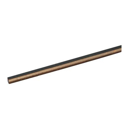 ASTA SERRATURA AD ASTE ROTANTI ACCIAIO BRONZATO CM 130