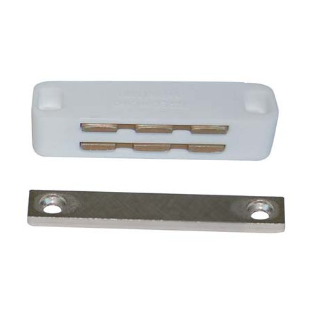 CRICCHETTO MAGNETICO SPORTELLI UC20 VAREC MM 74 H.MM 22 KG 14 + INCONTRO BIANCO