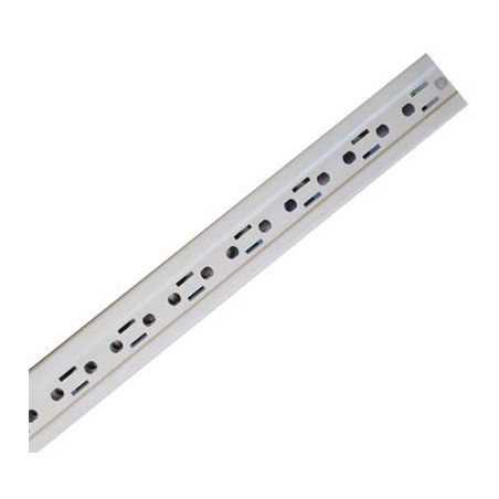 ASTA X RIPIANO METALLICO A GANCIO PROMETAL ACCIAIO VERN GRIGIO MM 27,5X46 H.CM 300