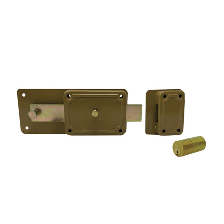 SERRATURA FERROGLIETTO P60 FISSO FACCHINETTI C.TONDO FISSO M6+POMOLO E.MM 70
