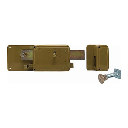 SERRATURA FERROGLIETTO P65 STACCATO FACCHINETTI C.TONDO STACCATO M6+SCR+POMOLO E.MM 60