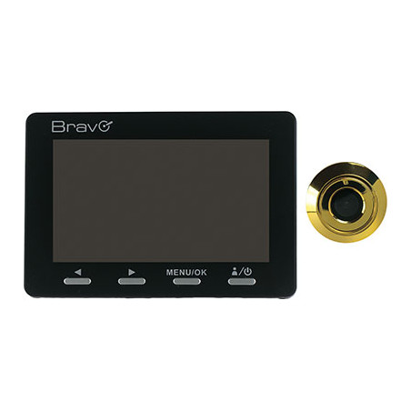SPIONCINO ELETTRONICO MAXI SOTTOCCHIO BRAVO ORO CON SCHERMO LCD 4,3" MM. 40-105