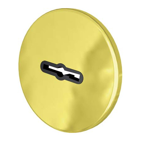 MOSTRINA TONDA DOPPIA MAPPA 30 CR OTTONE MM 60