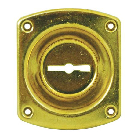 MOSTRINA RETTANGOLARE DOPPIA MAPPA 32 CR OTTONE INCAVO MM 12 MM 46X30