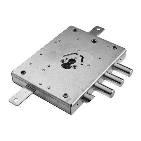 SERRATURA METALLO APPLICARE IMB NE42 DIERRE ATRA F.SAGOM M4 TRIPL+SCR IP.MM 37 E.MM 70 DX