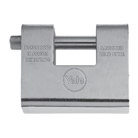 LUCCHETTO ANTISCASSO Y164 YALE ACCIAIO CARBONITRURATO CHIAVI 3 MM 84