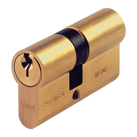 CILINDRO SAGOMATO 700 VIRO OTTONE CHIAVI 3 CAMMA DIN MM 54 27+27