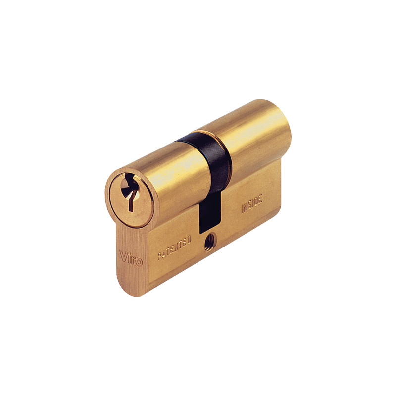 CILINDRO SAGOMATO 700 VIRO OTTONE CHIAVI 3 CAMMA DIN MM 80 27+53