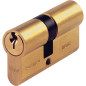 CILINDRO SAGOMATO 700 VIRO OTTONE CHIAVI 3 CAMMA DIN MM 80 27+53