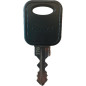 CHIAVE PIATTA POTENT 6000K ORIGINALE OTTONE NICHELATO