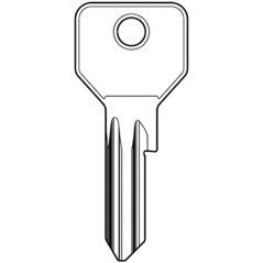 CHIAVE PIATTA CISA 01070.05 ORIGINALE OTTONE NICHELATO CS120