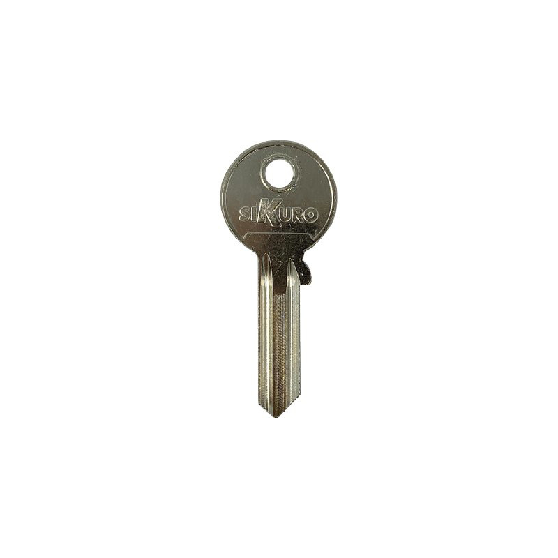 CHIAVE PIATTA ILSA BK007 ORIGINALE OTTONE NICHELATO