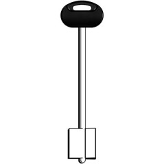 CHIAVE DOPPIA MAPPA MOTTURA 92188 ORIGINALE SERIE 20 OTTONE NICHELATO