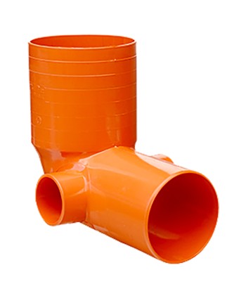 CURVA WC IN PVC ø 110 / 2 x 40