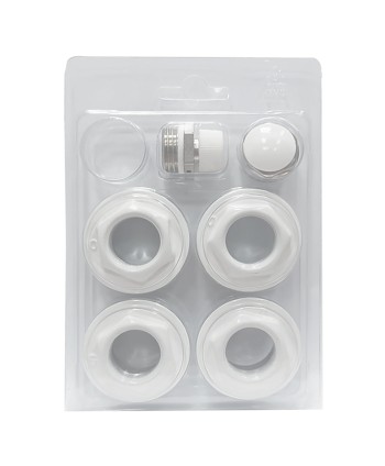 KIT ACCESSORI PER RADIATORI Ø 1' x attacco 3/8'