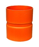 MANICOTTO CON BATTENTE IN PVC Ø 200