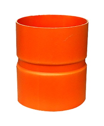 MANICOTTO CON BATTENTE IN PVC Ø 200