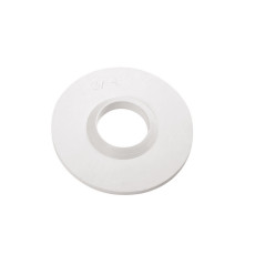 GUARNIZIONE IN GOMMA BIANCA CON BORDO LEGGERO mm 85 x 42