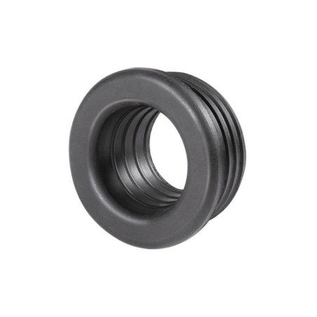 MORSETTO IN GOMMA NERA PER CURVE TECNICHE Diam. int. 25-26