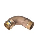 CURVA A 90° F/FILETTO M A PRESSARE ACQUA/GAS B ONE Diam 22 x 3/4